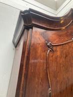 Prachtige antiek Hollands mahonie kabinet, 252 cm hoog