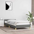 Bedframe 90x200 Donkergrijs Stof - Retourdeal! -35%, 90 cm, Eenpersoons, Nieuw, Ophalen of Verzenden