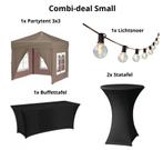 Te huur Combi-deal Small | Partytent 3x3 en meer, Ophalen, Opvouwbaar, Partytent, Minder dan 4 meter