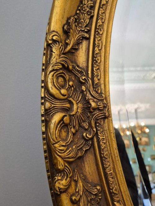 Spiegel - Glas, Hout - Franse wandspiegel, Antiek en Kunst, Curiosa en Brocante