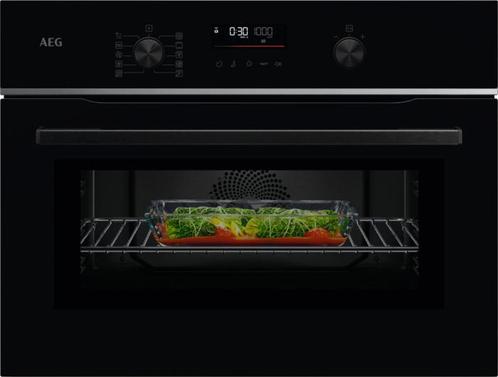 AEG TK6NK50FB inbouw oven met magnetron - zwart, Witgoed en Apparatuur, Ovens, Inbouw, Hete lucht, Nieuw, Oven met grill, 45 tot 60 cm