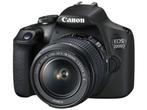 Canon EOS 2000D - DSLR Camera - 24,1Mpx - 18-55mm f/3.5-5.6, Verzenden, Zo goed als nieuw, Canon