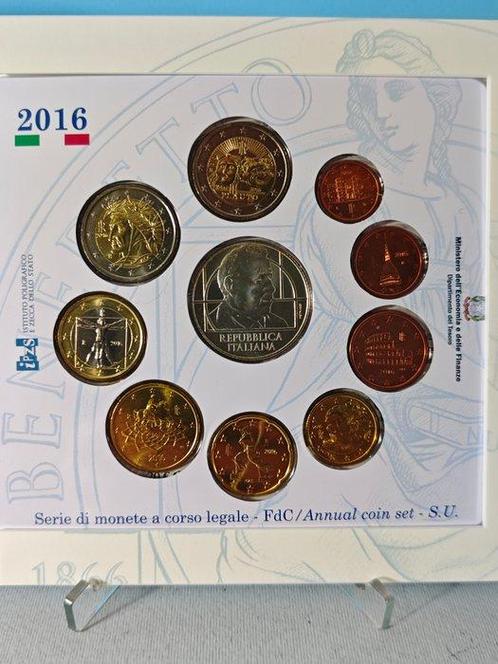 Italië. Year Set (BU) 2016 Benedetto Croce (incl. 5 Euro, Postzegels en Munten, Munten | Europa | Euromunten