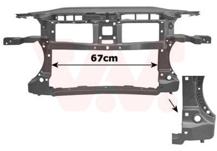 FRAME VOOR VW PASSAT B6 2006-2010 3C0805588D, Auto diversen, Auto-accessoires, Nieuw, Ophalen of Verzenden