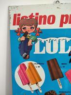 Reclamebord vintage bar cinema Metallica LOLA Gelati (jaren