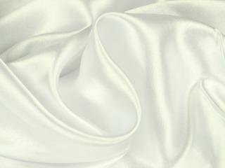 Satijn – Wit, Hobby en Vrije tijd, Stoffen en Lappen, 120 cm of meer, 200 cm of meer, Wit, Nieuw, Polyester, Ophalen of Verzenden