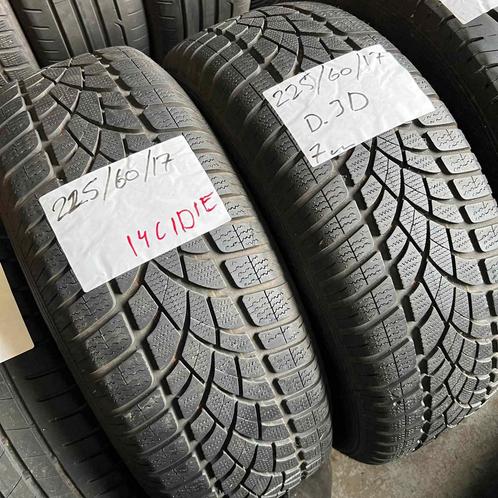 2 x Dunlop SP Winter Sport 3D 225-60-17 Winterbanden 7mm, Auto-onderdelen, Banden en Velgen, 17 inch, Winterbanden, 225 mm, Personenwagen