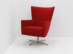 Fauteuil - wachtkamerstoel Montis Romeo - rood - chroom, Huis en Inrichting, Ophalen of Verzenden, Gebruikt