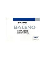 1999 SUZUKI BALENO INSTRUCTIEBOEKJE NEDERLANDS, Auto diversen, Handleidingen en Instructieboekjes