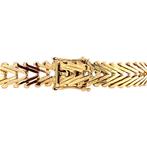 Gouden vintage fantasie armband 14 krt, Sieraden, Tassen en Uiterlijk, Armbanden, Ophalen of Verzenden, Nieuw