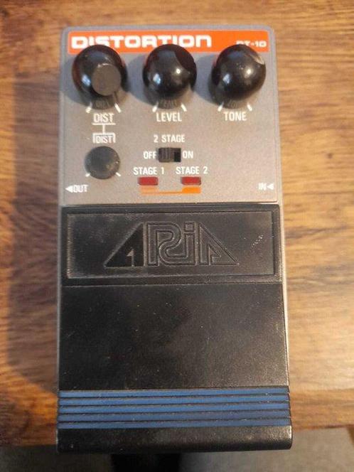 Aria, DT-10 - Distortion/overdrive pedaal - Japan - 1983, Muziek en Instrumenten, Snaarinstrumenten | Gitaren | Akoestisch