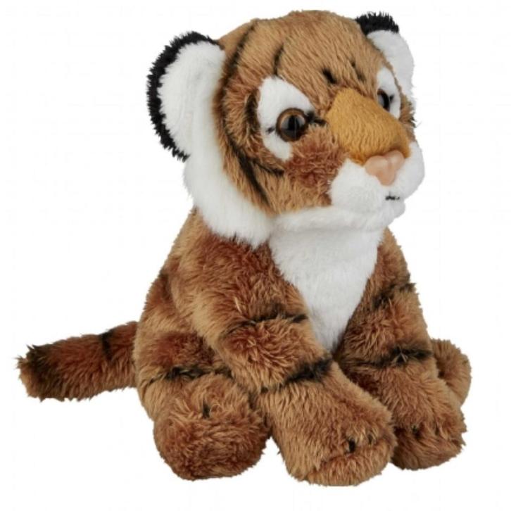 Zittende tijger knuffel 13 cm - Knuffel tijgers, Kinderen en Baby's, Speelgoed | Knuffels en Pluche, Verzenden