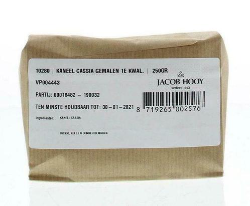 Kaneel gemalen 250 gram Jacob Hooy, Diversen, Braces, Verzenden