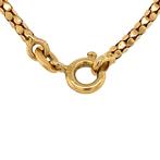 Gouden collier met parel en diamant hanger 9/18 krt, Ophalen of Verzenden, Nieuw