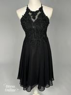 Zwart Cocktailjurkje met Kant en Halter maat S -165, Kleding | Dames, Gelegenheidskleding, Zwart, Cocktailjurk, Ophalen of Verzenden