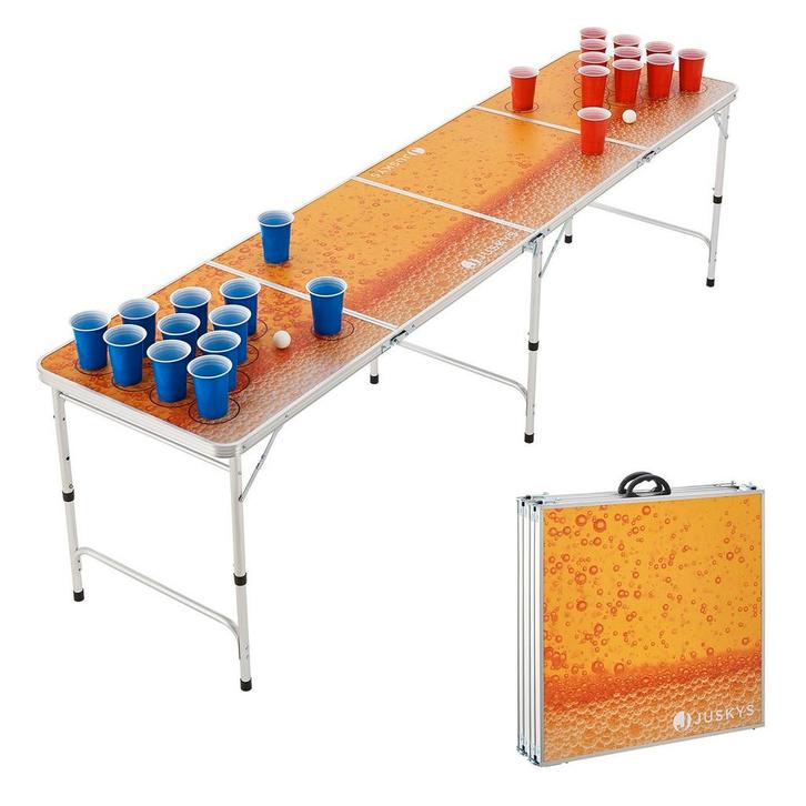 Beerpong Tafel / Beerpongset Piwo - Verstelbaar & Inklapbaar, Hobby en Vrije tijd, Feestartikelen, Nieuw, Verzenden