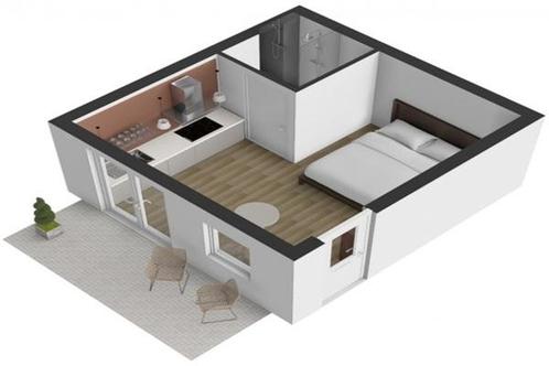 Studio Welgelegenweg in Apeldoorn, Huizen en Kamers, Kamers te huur, 20 tot 35 m², Overige regio's