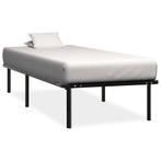 vidaXL Bedframe metaal zwart 90x200 cm, Huis en Inrichting, 90 cm, Eenpersoons, Verzenden, Zwart