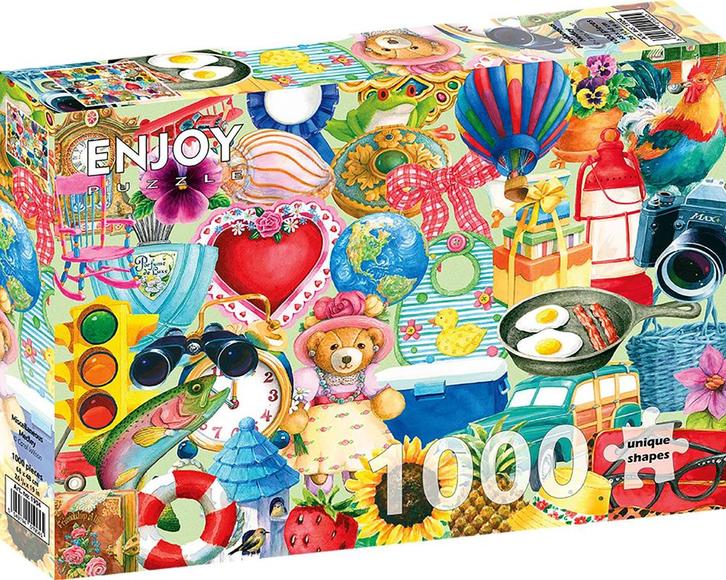 Miscellaneous Medley Puzzel (1000 stukjes) | Enjoy Puzzle -, Hobby en Vrije tijd, Denksport en Puzzels, Nieuw, Verzenden