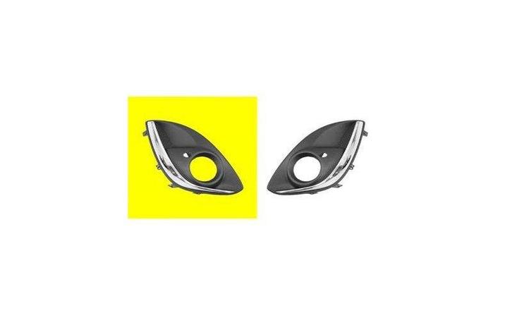 Opel Corsa D 2011-2015 Grill Mistlamp Kap Rechts Chroom, Auto-onderdelen, Carrosserie en Plaatwerk, Nieuw, Opel, Volkswagen, Ophalen of Verzenden