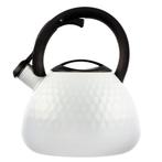 Altom Design Logan fluitketel RVS mat wit 2.7 Liter - ook, Ophalen of Verzenden, Nieuw