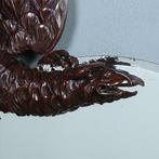 Fabelachtige spiegel Draak bij volle maan in de manier van, Antiek en Kunst, Ophalen of Verzenden