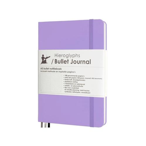 Hieroglyphs Bullet Journal - 100grs papier - Diverse Kleuren, Diversen, Notitieboeken, Nieuw, A5, Verzenden