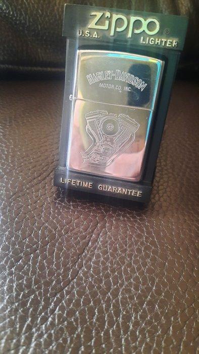 Zippo, Harley Davidson vintage 1991 - Zonder Minimumprijs -, Verzamelen, Rookartikelen, Aanstekers en Luciferdoosjes