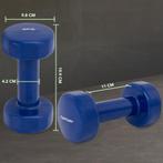 Tunturi Dumbell set - 2 x 4,0 kg - Vinyl - Blauw, Sport en Fitness, Ophalen of Verzenden, Zo goed als nieuw