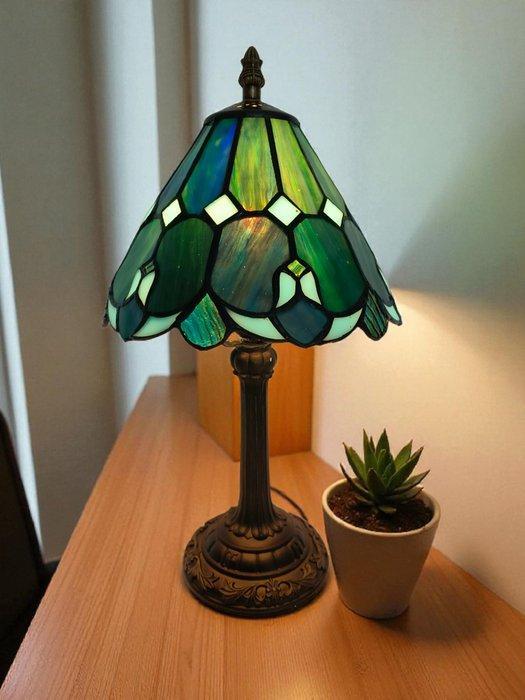 Style Tiffany - Lamp - Vetro, metallo, resina - Geen, Antiek en Kunst, Curiosa en Brocante