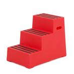 Exclusieve Opstaphulp 3 Treden - Rood, Verzenden, Nieuw