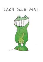 Kunstdruk Janosch - Lach doch mal 48x58cm, Verzenden, Nieuw