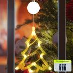 Kerstverlichting Raam Kerstboom - 20x16cm - Inclusief, Verzenden, Nieuw
