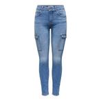 Only Skinny fit jeans ONLRUSH MID WAIST SK CARGO DNM, Kleding | Dames, Spijkerbroeken en Jeans, Verzenden, Nieuw