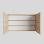 Spiegelkast BWS Cube 120x70x16 cm 2 Deuren Washed Oak, Ophalen of Verzenden, Nieuw, Bad