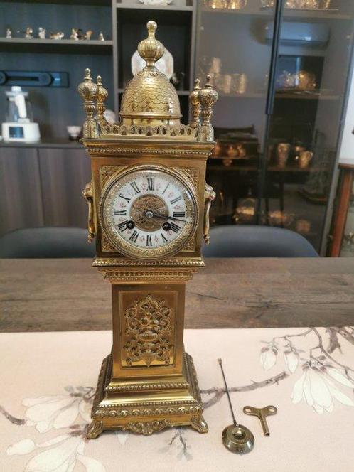 Pendule - Antiek - Verguld brons - 1900-1910, Antiek en Kunst, Antiek | Klokken