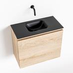 MONDIAZ OLAN 60cm toiletmeubel washed_oak. LEX wastafel, Ophalen of Verzenden, Nieuw, Bad