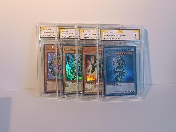 Konami - 4 Card - Yu-Gi-Oh! - 4 Cards Mixed Graded (Yugioh), Verzamelen, Overige Verzamelen