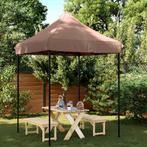 vidaXL Partytent Bruin 200 x 200 x 306 cm Oxford Stof, Verzenden, Nieuw, Partytent