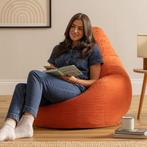 Cloudy Cord Zitzak Stoel - Terracotta, Verzenden, Nieuw