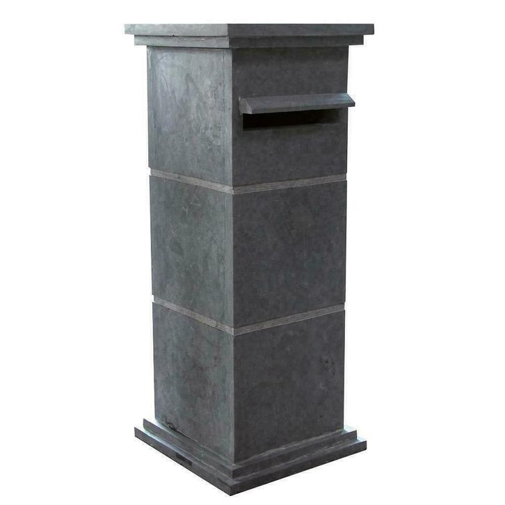 Hardstenen Brievenbus 4 Brievenbussen hardsteen 150KG! TIP!, Tuin en Terras, Brievenbussen, Nieuw, Beton, Staande brievenbus, Ophalen of Verzenden