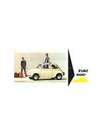 1965 FIAT 500D / GIARDINIERA BROCHURE NEDERLANDS, Nieuw, Author
