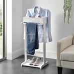 Dressboy kledingrek met opbergdoos 110x43,5x34,5 cm wit, Nieuw, Verzenden
