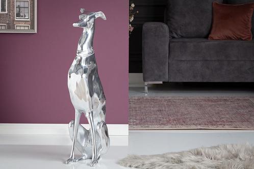 Elegant Greyhound-sculptuur GREYHOUND 70 cm aluminium, Huis en Inrichting, Woonaccessoires | Overige, Ophalen of Verzenden