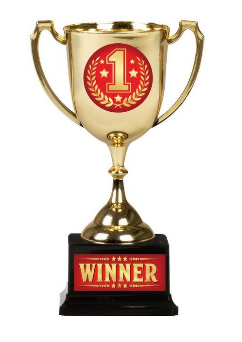 Trofee Winner, Hobby en Vrije tijd, Feestartikelen, Nieuw, Verzenden