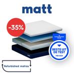 Matras 160x200 Matt Sleeps |Refurbished| -35% korting, Huis en Inrichting, Slaapkamer | Matrassen en Bedbodems, 160 cm, Matras