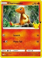 Charmander 09/25 Promo 25TH ANNIVERSARY MC DONALDS, Hobby en Vrije tijd, Verzamelkaartspellen | Pokémon, Nieuw, Foil, Ophalen of Verzenden