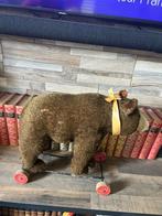 Steiff - Pluche speelgoed Ours ancien sur plateau à, Antiek en Kunst