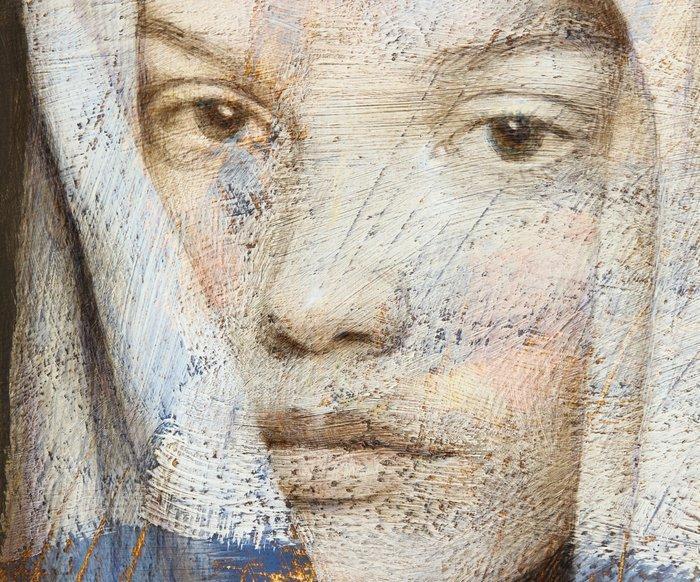 Michal Lukasiewicz - Composition with ultramarine I, Antiek en Kunst, Kunst | Schilderijen | Modern