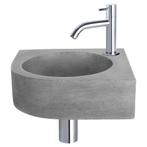 Differnz Cleo fonteinset beton donkergrijs - kraan gebogen, Doe-het-zelf en Verbouw, Sanitair, Verzenden, Nieuw